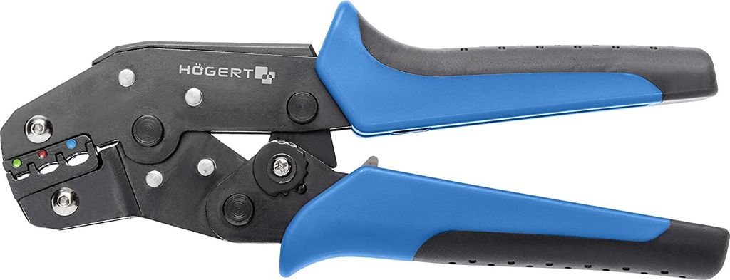 Högert Technik Crimpzange für Aderendhülsen 0.5-2.5 mm2, HT1P160
