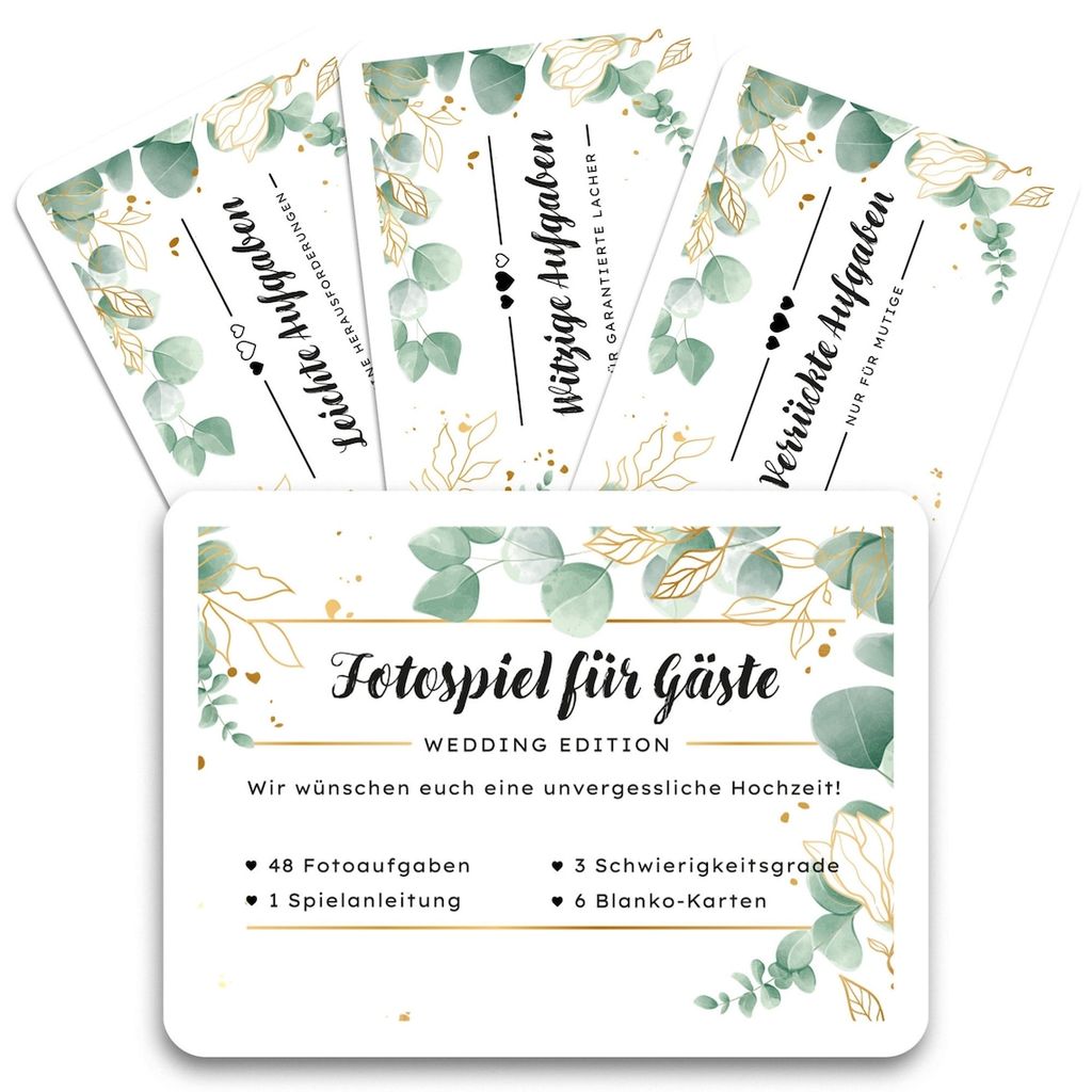 Fotospiel Hochzeit  für Gäste - Lustiges Hochzeitsspiel mit Produktbild 