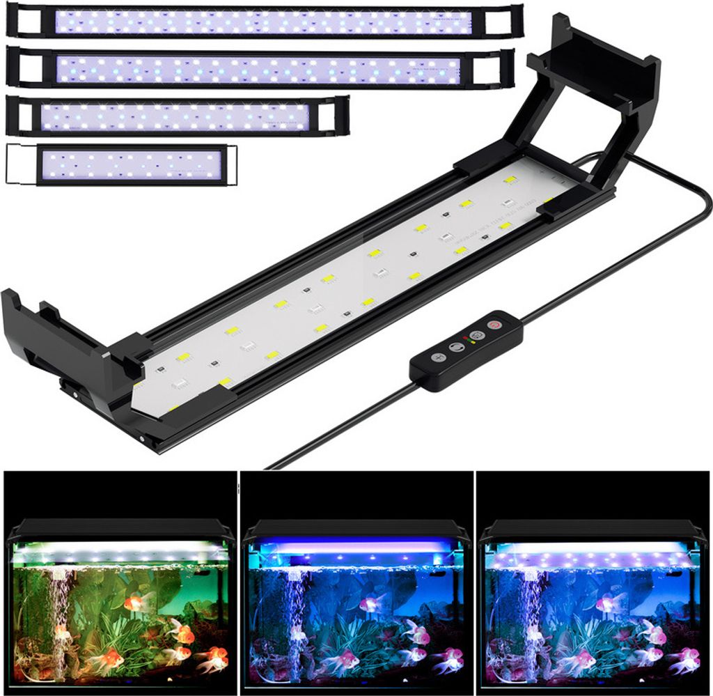 Peviasot 45-60cm LED Aquarium Beleuchtung Fisch Tank Lampe Produktbild 
