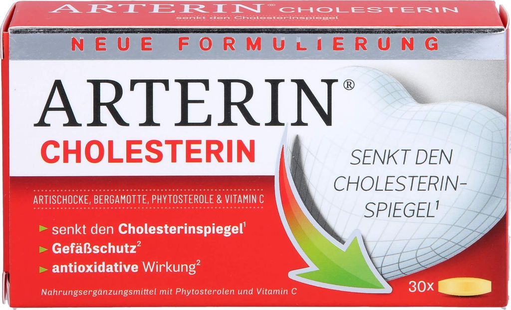 ARTERIN Cholesterin Tabletten, 30 St. Tabletten Produktbild 