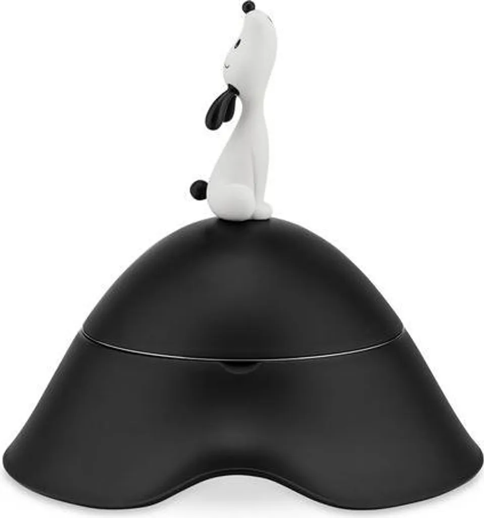 Alessi Lula' Gamelle pour Chien B AMMI19 B Noire en Résine Thermoplastique