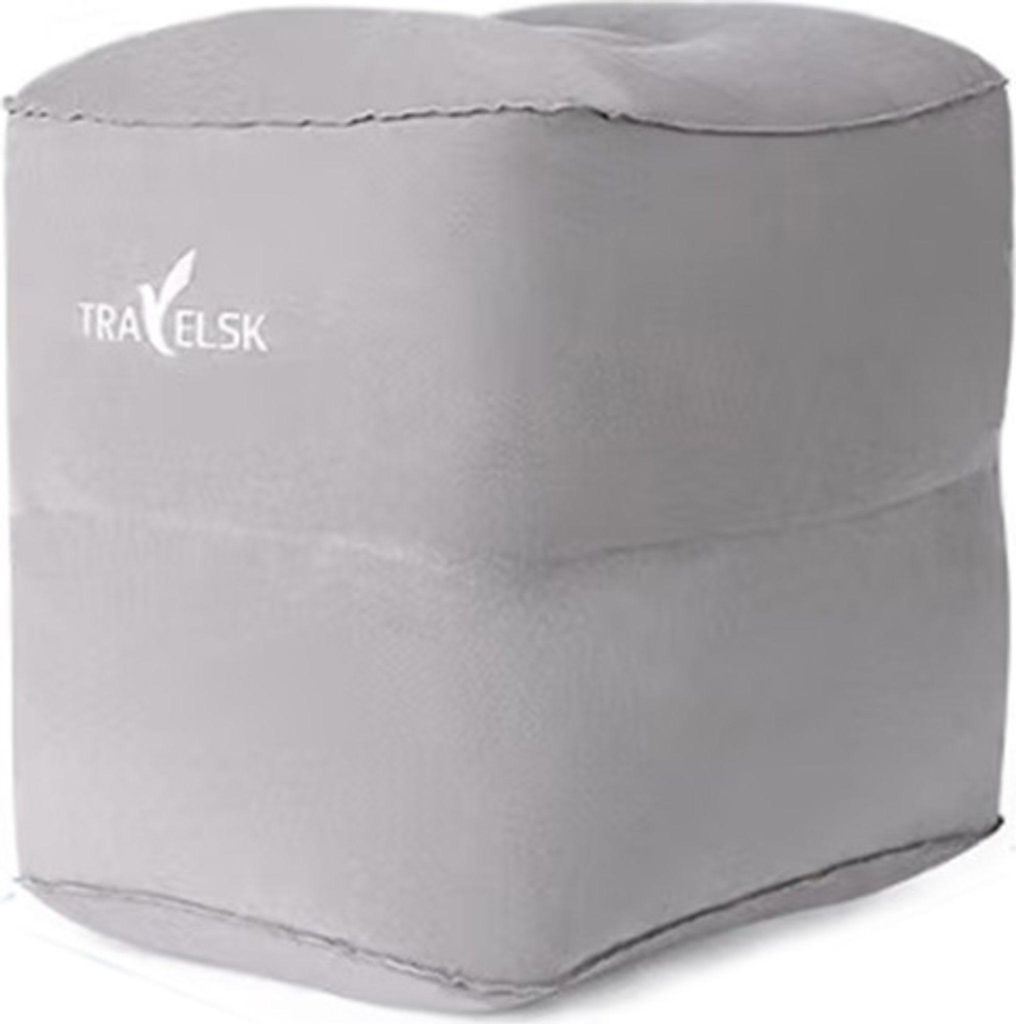Fußstütze Flugzeug, Aufblasbare Fußstütze Kissen für Reisen Auto & Zuhause & Büro, Höhenverstellbar Flyaway Kids Bed, Zum Schlafen auf lange...