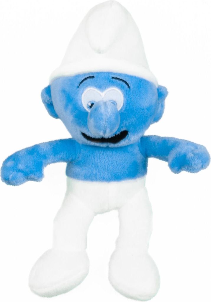 Kuscheltier Schlumpf blau/weiß 20 cm Plüschschlumpf