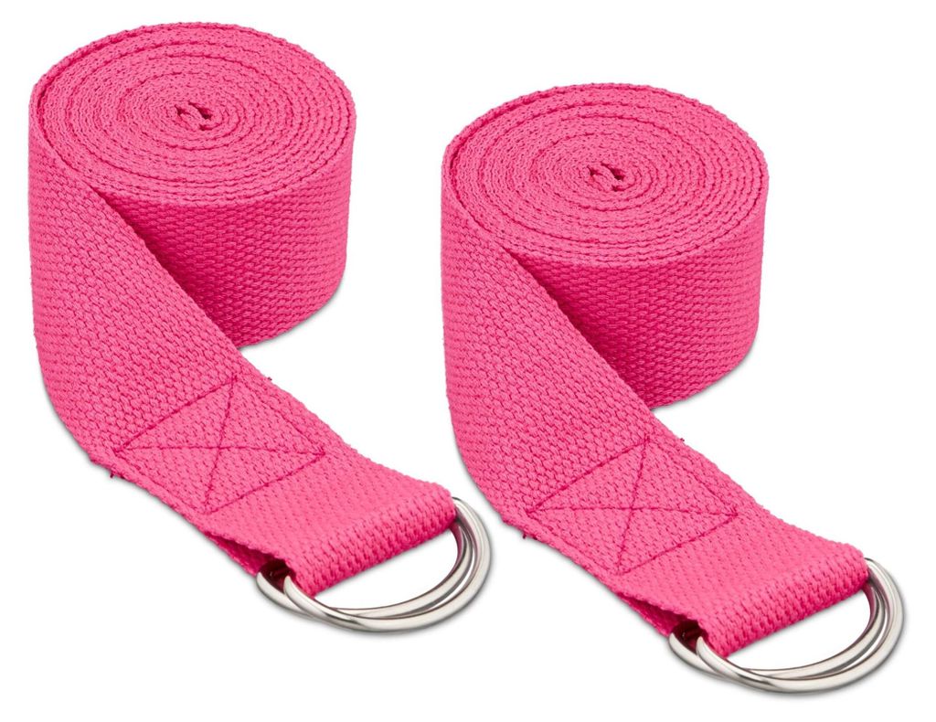 Set da 2 cinghie per yoga Relaxdays, ausilio per lo Immagine del prodotto 