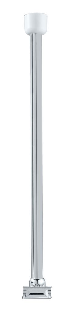 WENKO Decken Stütze Montage für Teleskop Dusche Eck Stangen Chrom 57 cm Halt Bad