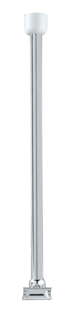 WENKO Supporto a Soffitto 57cm Cromo per Asta Doccia Angolare Telescopica