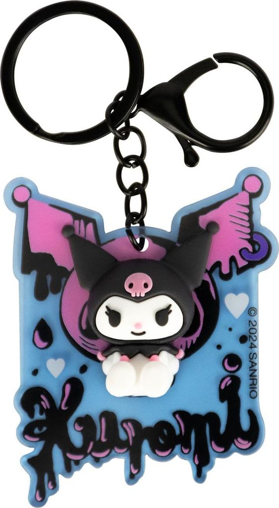 Blue Sky Studios BlueSkyStudios Sanrio Schlü sselanhä nger Kuromi 3D