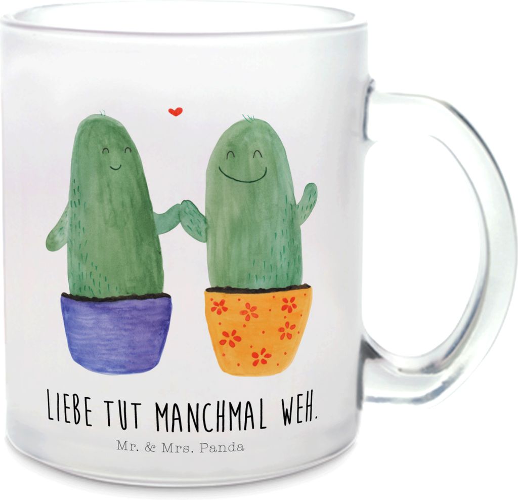 Mr. & Mrs. Panda Pott Kaktus Liebe - Transparent - Produktbild 