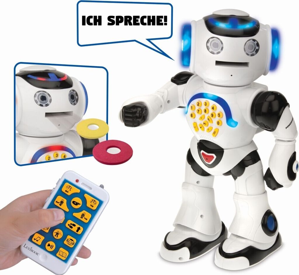 POWERMAN® Interaktívny vzdelávací a hravý robot s diaľkovým Obrázok produktu 
