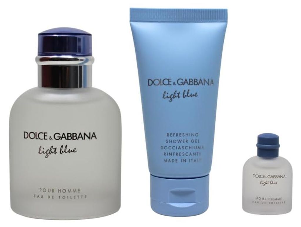 Dolce&Gabbana Light Blue Pour Homme EDT Small Gift Set, Produktbild 