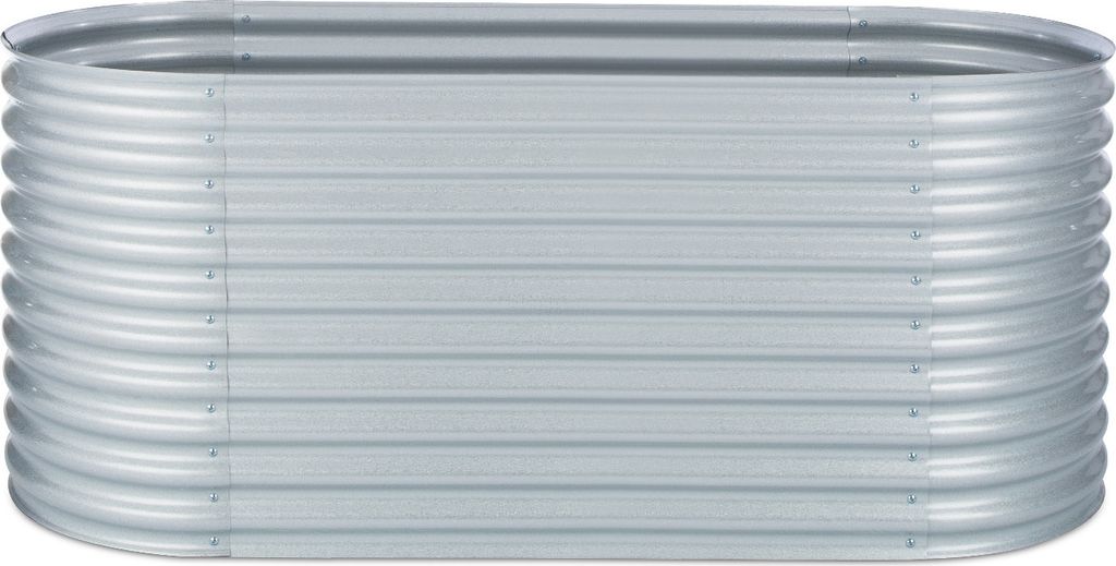 Blumfeldt, oceľový vyvýšený záhon, oválny, 200 x 80 x 100 Obrázok produktu 2
