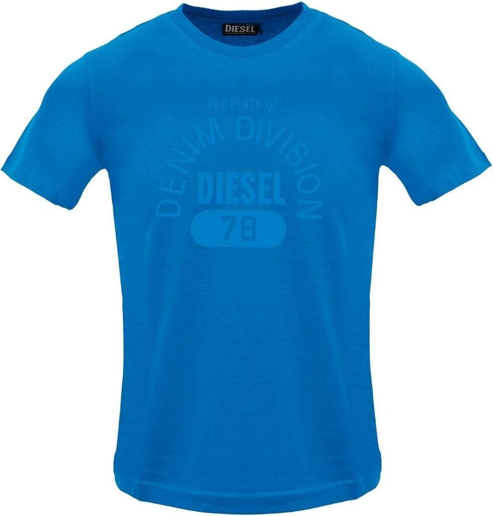 Diesel - "Property Of Denim Division" T-Shirt für Herren/Damen Uni SY761 (L) (Königsblau)