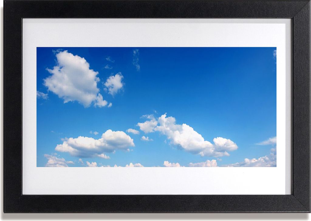 Bild 30x20 MDF-Rahmen Wandkunst Himmel-Wolken-Landschaft