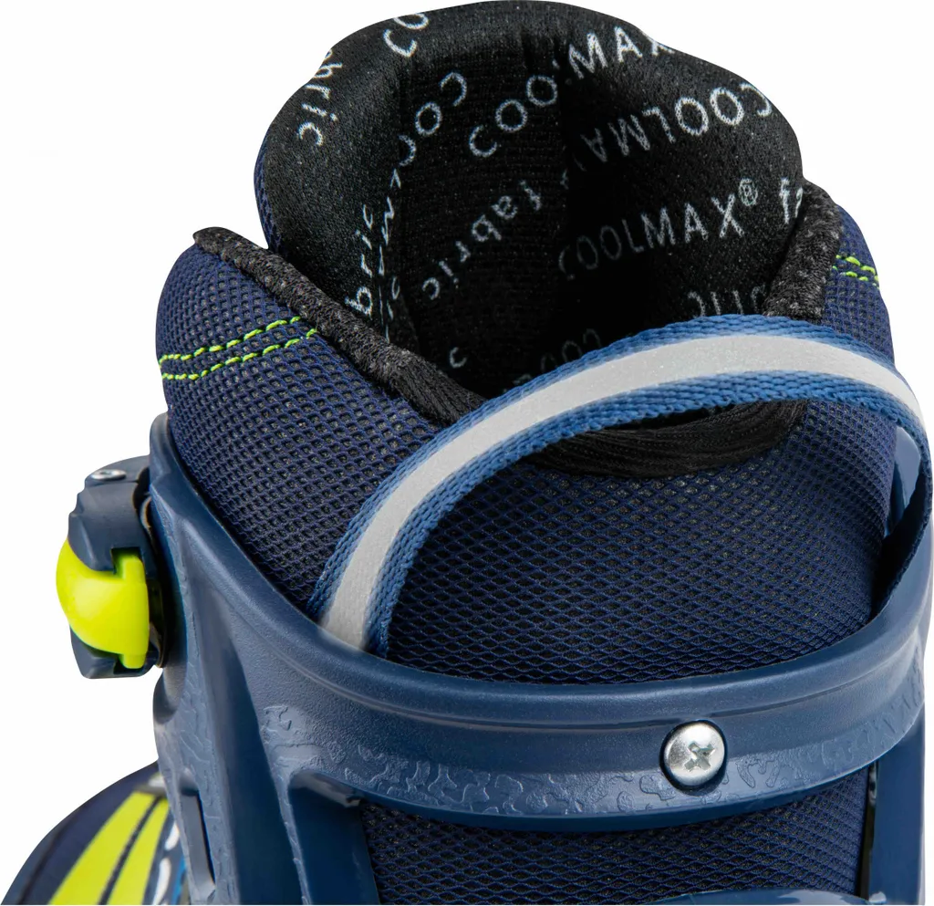 Rollers HUDORA Comfort Bleu avec Roulements ABEC 7 - Pointure 35-40 - 4