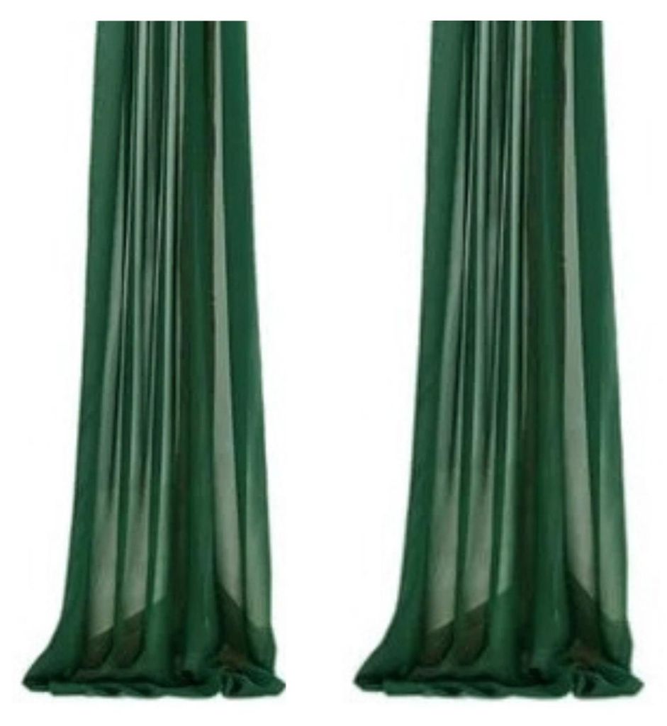 Chiffon-Stuhlschleifen, 2,74 m langer, knitterfreier Stoff für Hochzeitszeremonie, Empfang, Feier und Bankett