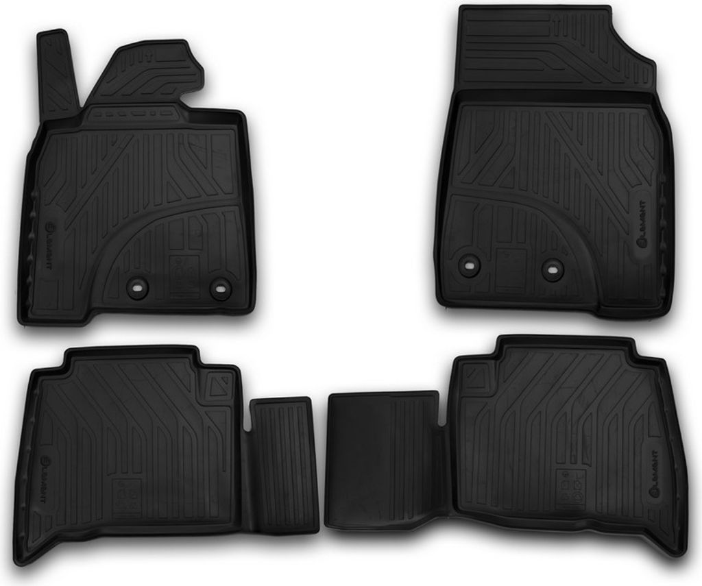 ELEMENT Gummi-Fussmatten 3D kompatible mit TOYOTA Land Cruiser, 2015->, 4 tlg.