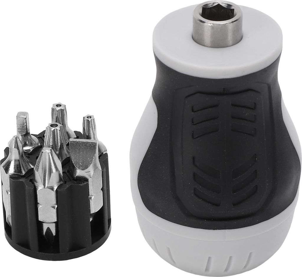 15-in-1-Kurzgriff-Schraubendreher-Set, tragbare Schraubendreher, Kurzgriff mit magnetischen CRV-Doppelbits für Elektronik-, Laptop- und Haushaltsr...