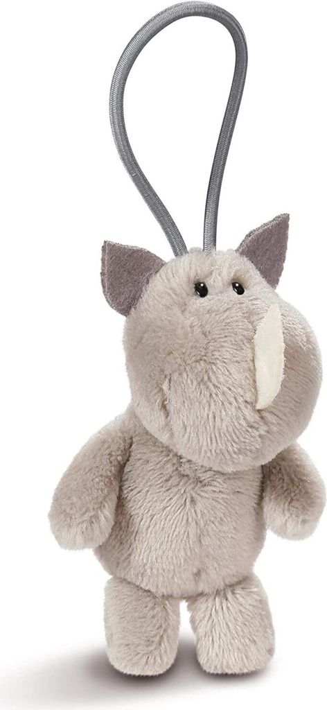 NICI - Ciondolo peluche Zoo Friends (8 cm) rinoceronte Immagine del prodotto 