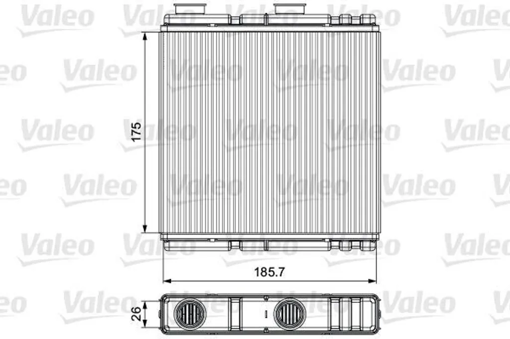 Chauffage Habitacle Renault Clio 3 Laguna 3 : Radiateur Valeo 811543