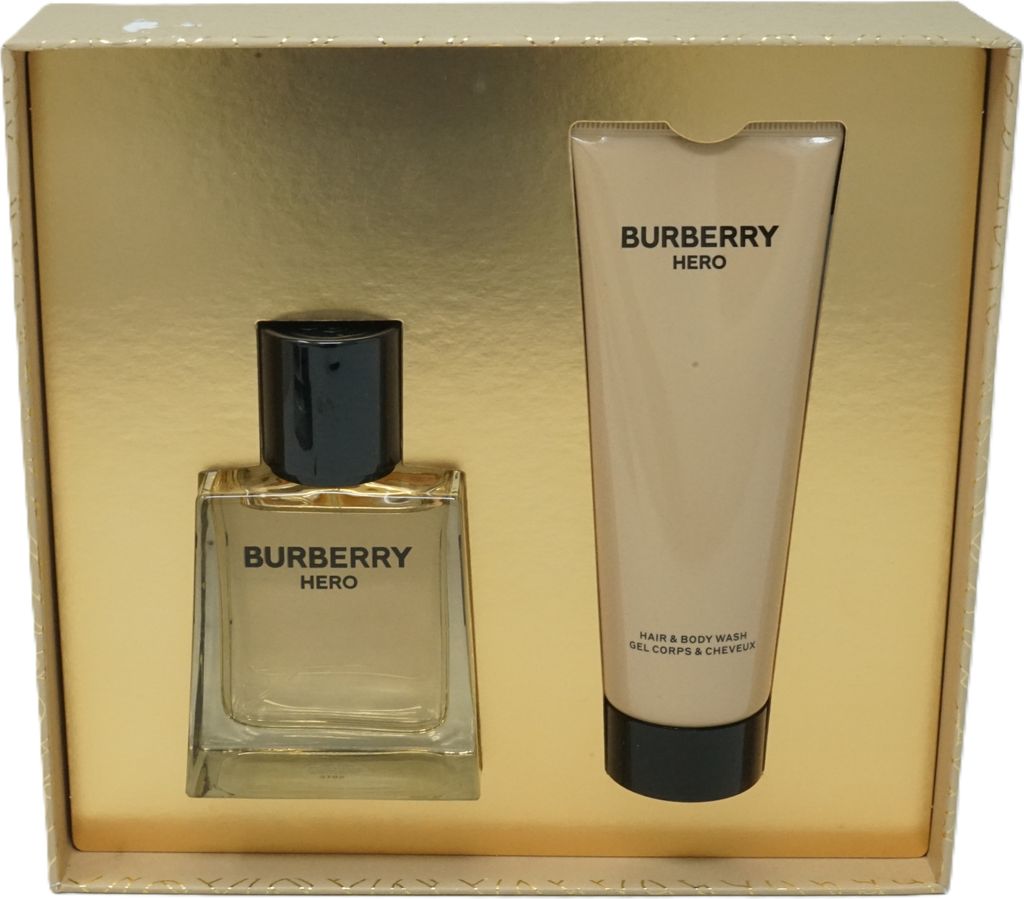 Burberry Hero Eau de Toilette Spray 50ml + Hair & Body Wash 75ml