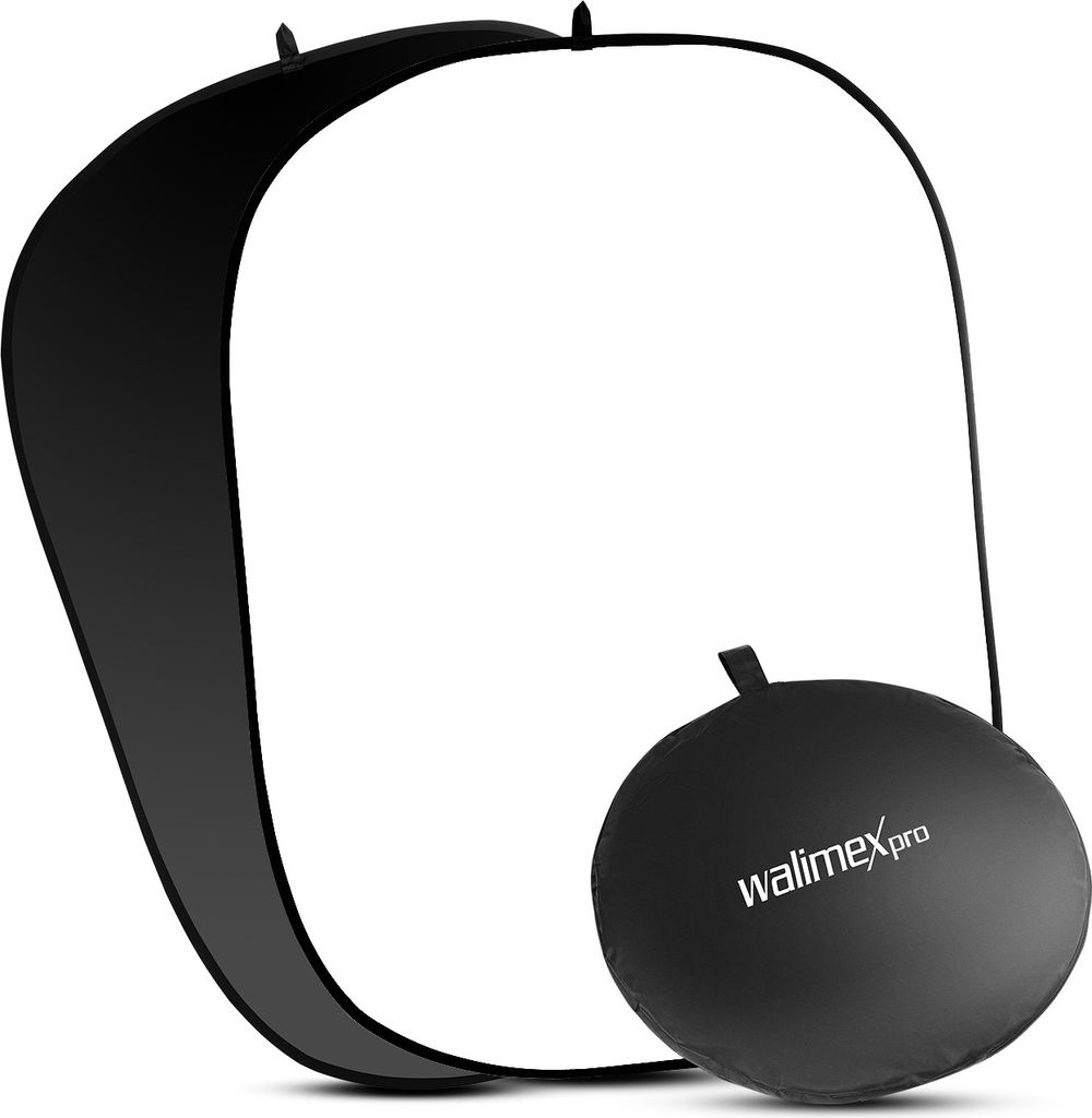 Walimex pro 2 in 1 Sfondo pieghevole nero/bianco 150 x 200 Immagine del prodotto 