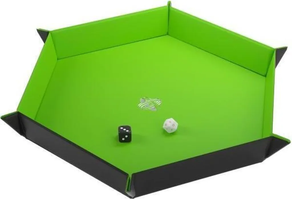 Plateau magnétique hexagonal avec revêtement anti-bruit noir et vert