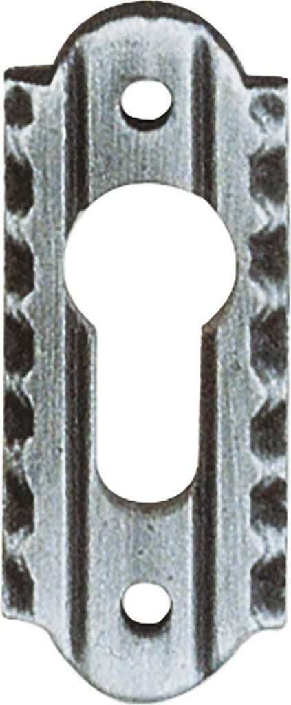 SCHÖSSWENDER Zylinderrosette PZ, oval, 28 x 70 mm, schwarz passiviert