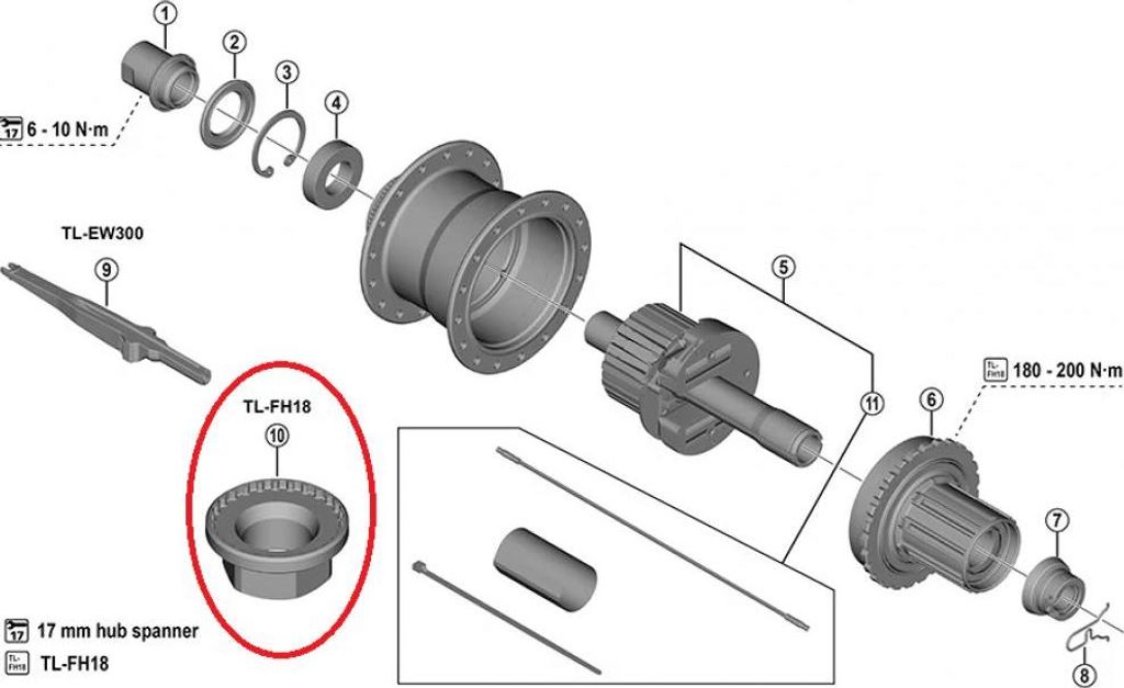 SHIMANO TL-FH18 Werkzeug für Freilaufkörper - Präzisions-Tool für zuverlässig...