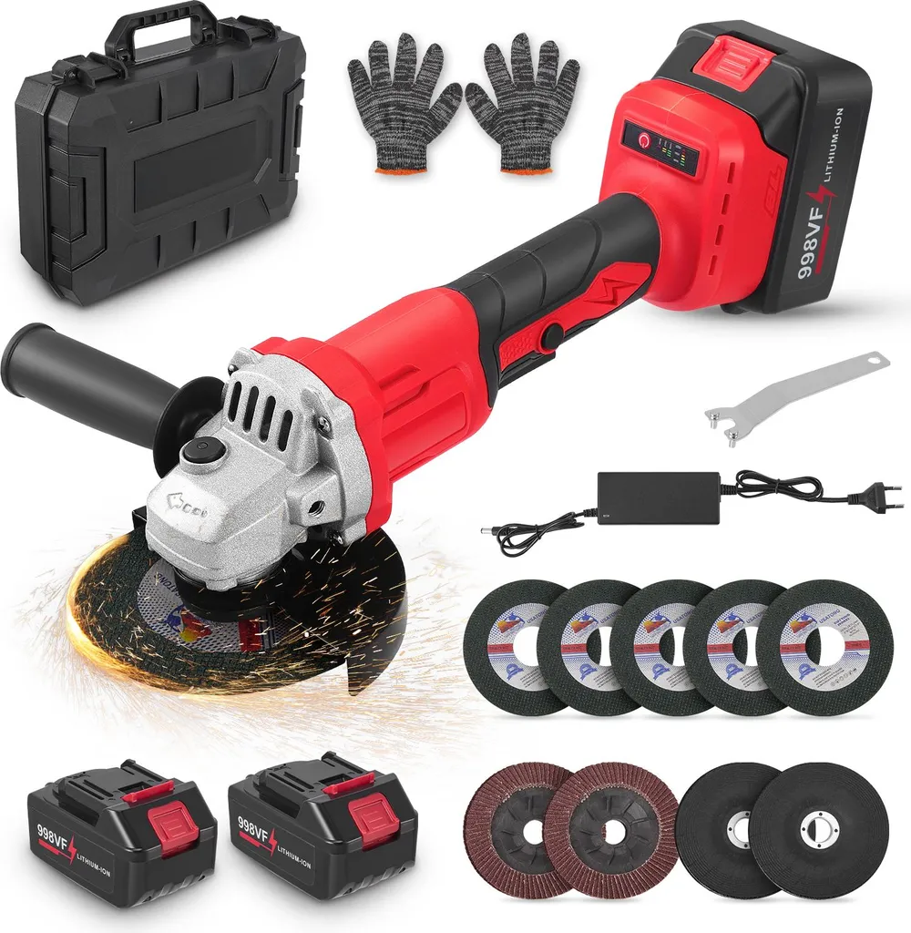 Meuleuse 18V sans fil moteur Brushless 125 mm : Finissez vos découpes