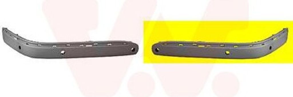 VAN WEZEL Zierleiste Stoßfänger Vorne Links passend für MERCEDES-BENZ E-Klasse Limousine (W210) E-Klasse T-modell (S210)