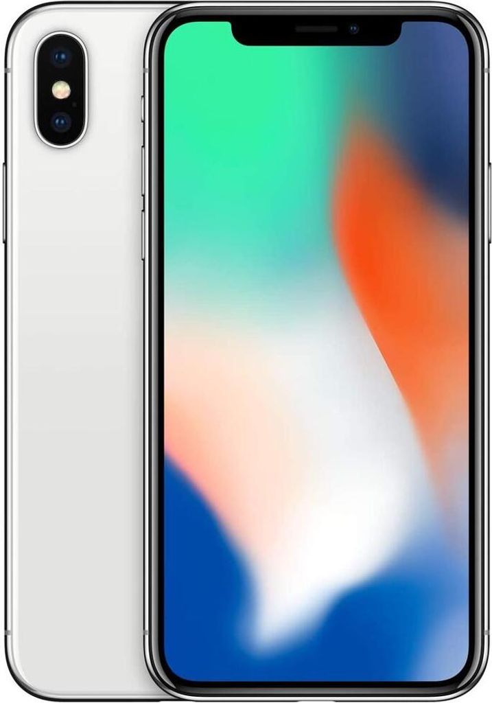 Apple iPhone X 64 GB Silver Gut