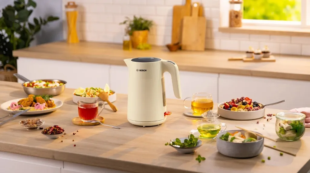 Bouilloire Bosch TWK 2M167 Idéale pour Thé et Café Préparation Rapide