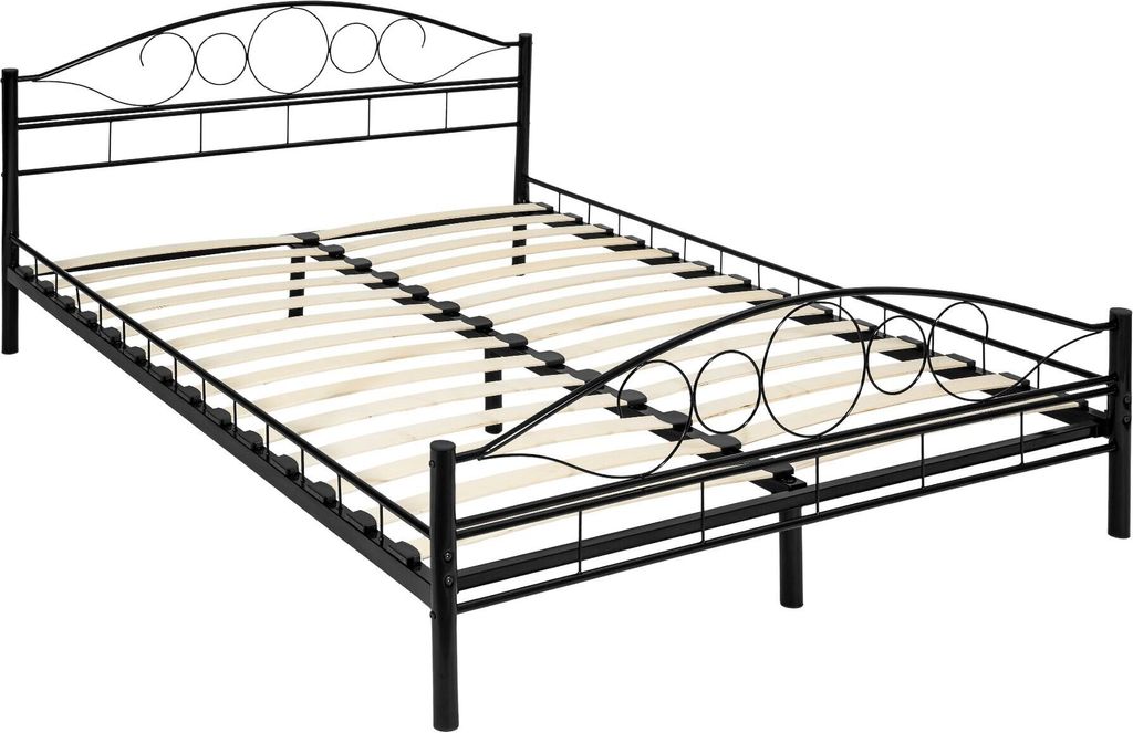 Lit design romantique avec sommier - 200 x 140 cm, Image du produit 