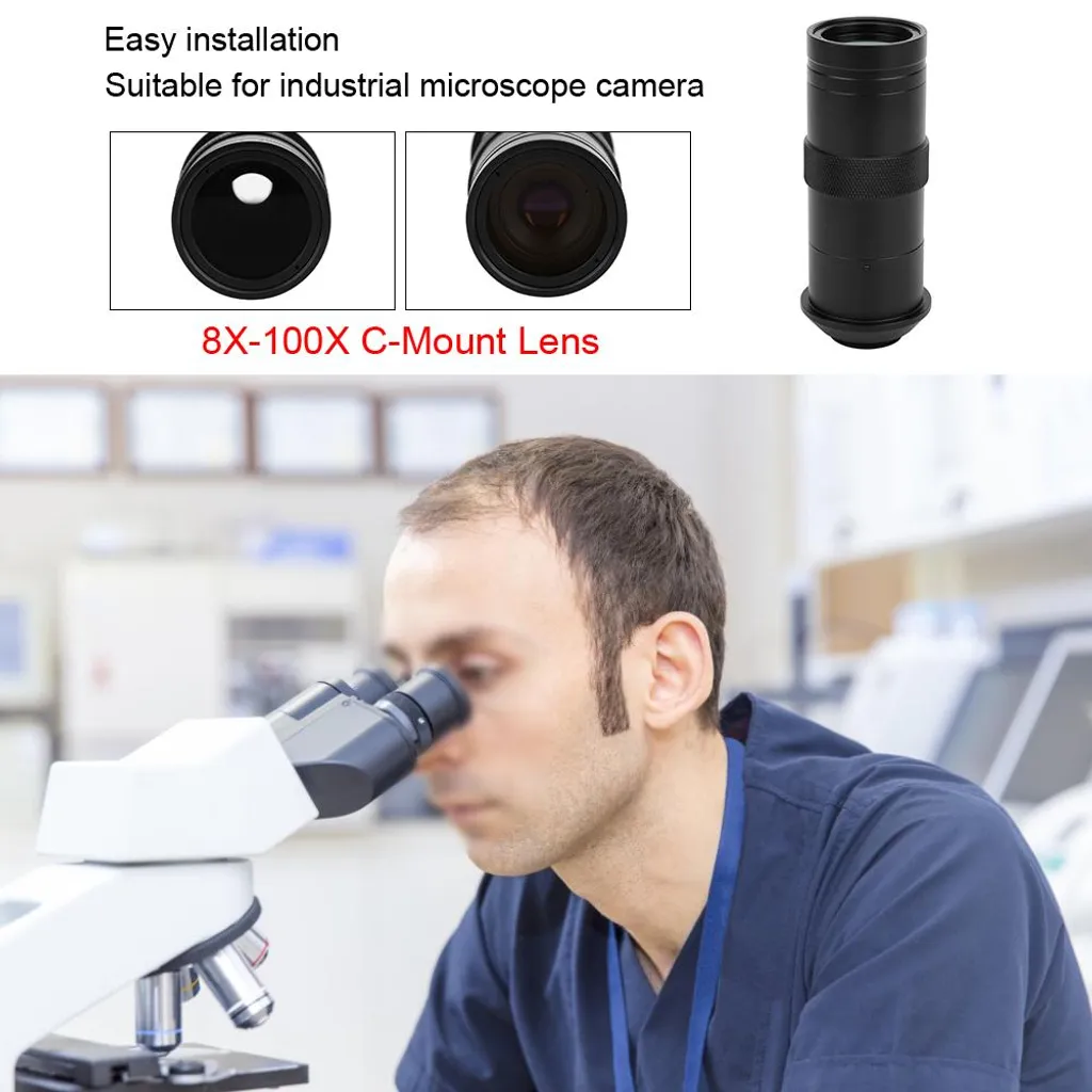 Microscope numérique CCD industriel zoom réglable et monture C 25mm