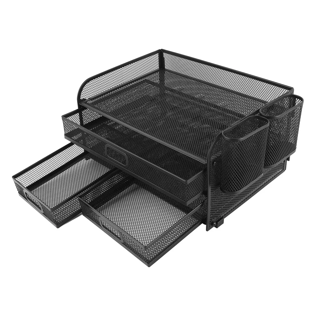 Support de rangement bureau en maille multifonctionnel pour Télétravailleur - 3