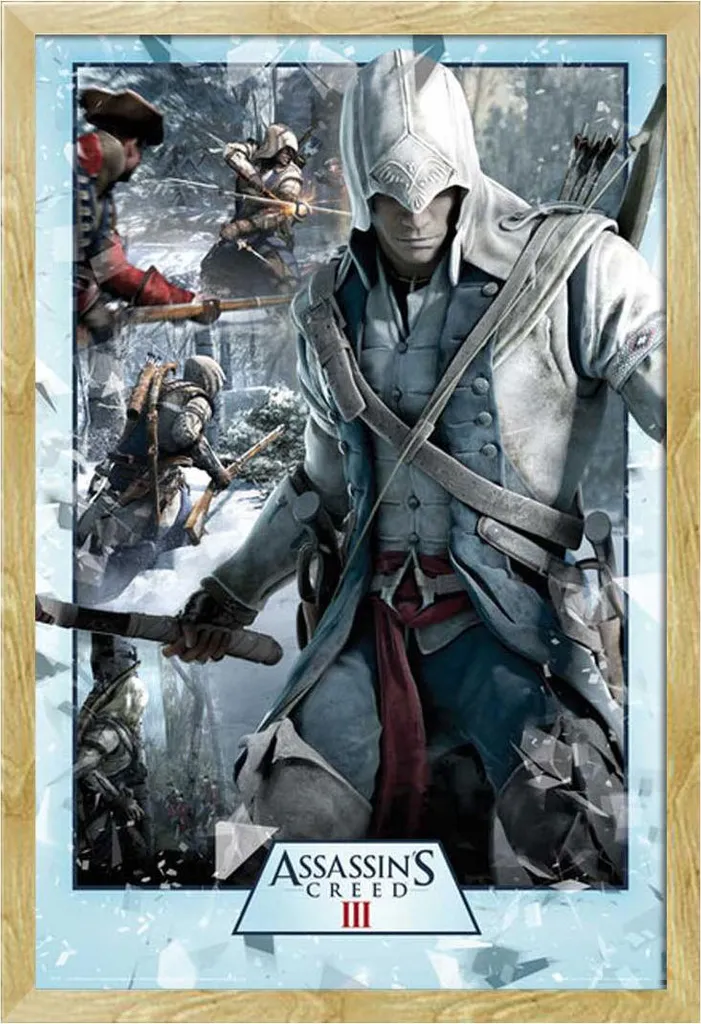 Affiche Grand Format Assassin's Creed avec Cadre Shinsuke Hêtre