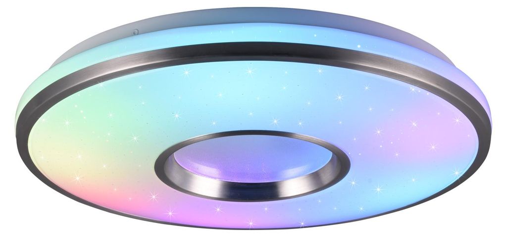 Plafon LED okrągły z pilotem REALTA srebrny 24W Odcienie Zdjęcie produktu 