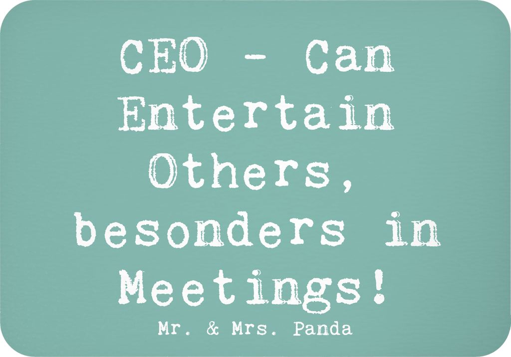 Mr. & Mrs. Panda magnet CEO Unterhaltungskünstler - Meeresbrise - Geschenk, haftmagnet, Geschenke für Berufstätige, whiteboardmagnet, Berufslieb...