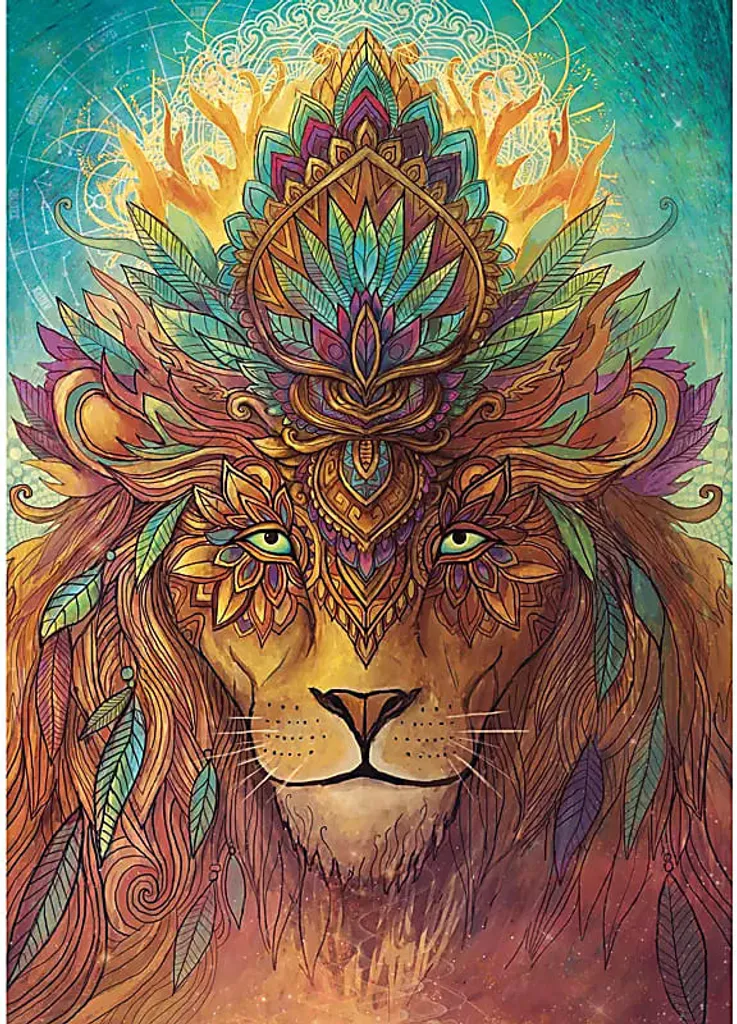 Cartes postales Lion pour décoration et envois - 10 pièces 15x10,5 cm
