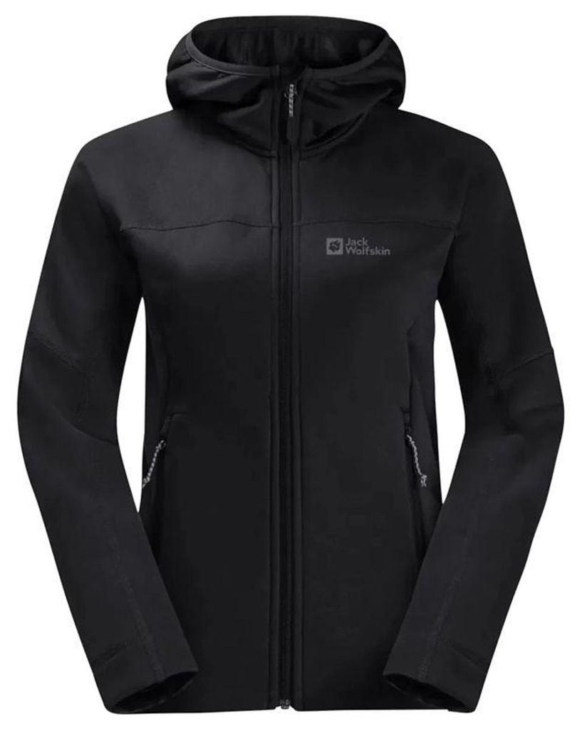 Jack Wolfskin - "Hirschberg" Jacke für Damen, mit Kapuze PP11858 (M) (Schwarz)