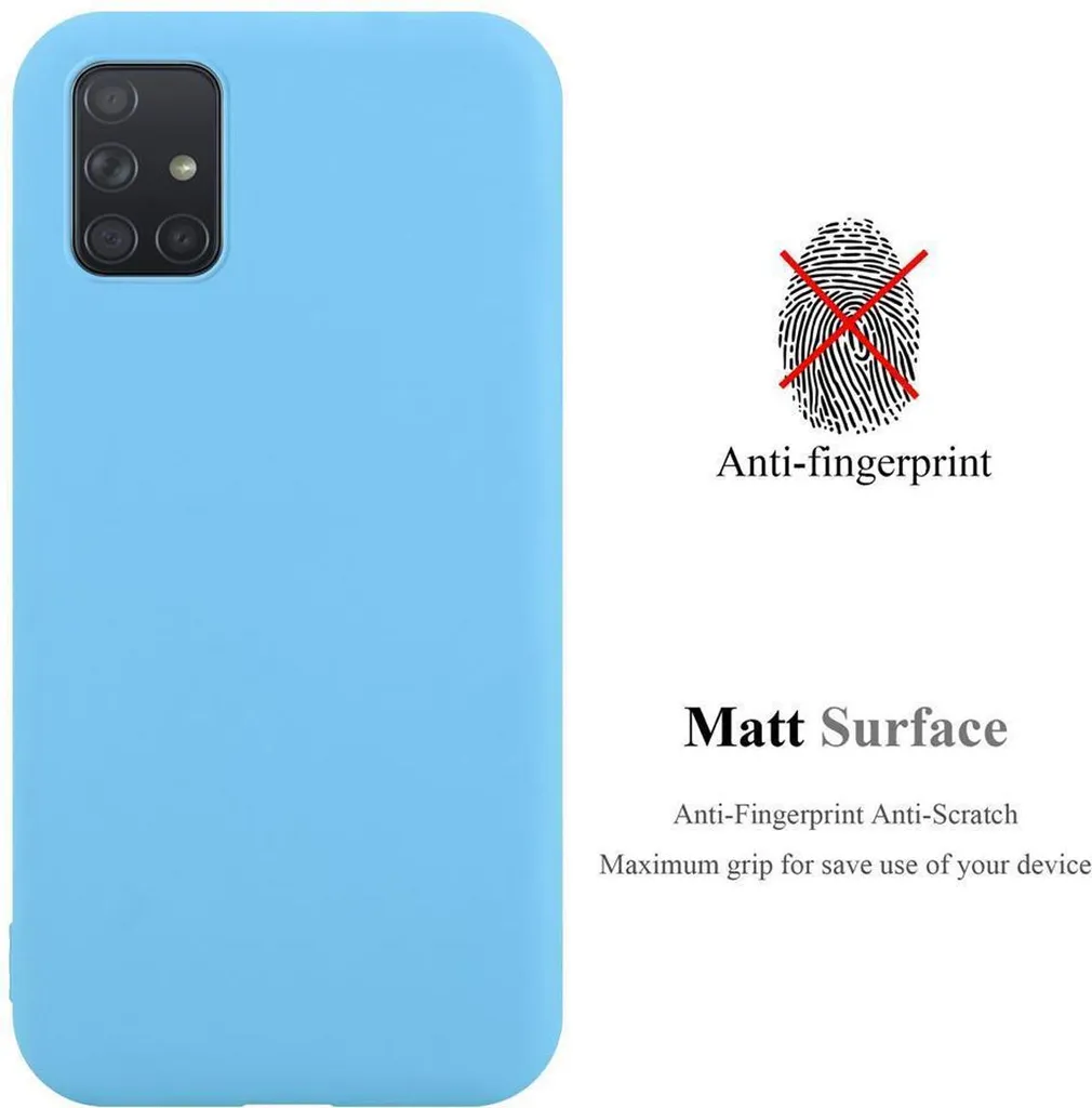Accessorio Samsung Galaxy A51: Custodia Blu Cadorabo Chic & Safe - 3