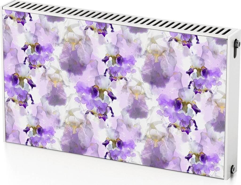 Blühende Blumen – Magnetische Heizkörperabdeckung – 100x60 cm – Magnet Heizkörperabdeckung – 3D Würfel – Heizkörperverkleidung – M...