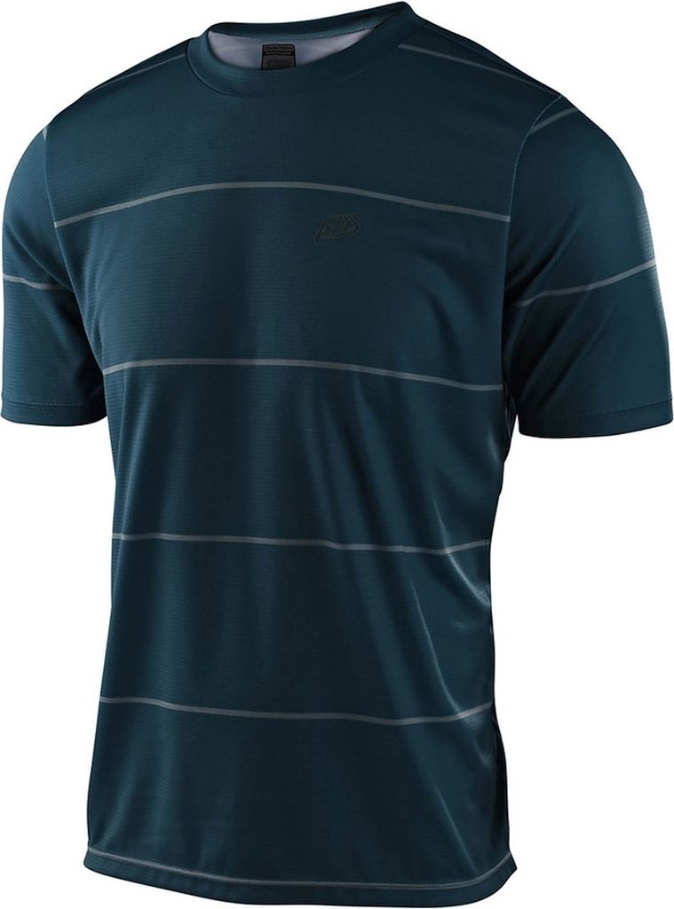 Flowline - Kurzarm Trikot - Stacked Light Marine - Blau/Weiß - S