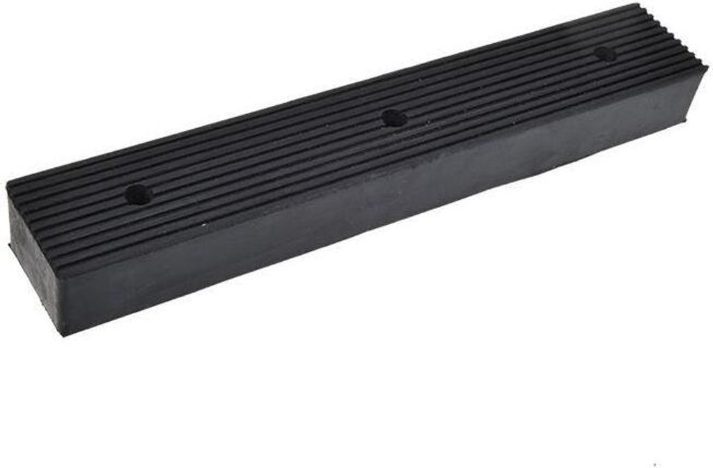 Blocco respingente nero 345x58x35mm Immagine del prodotto 