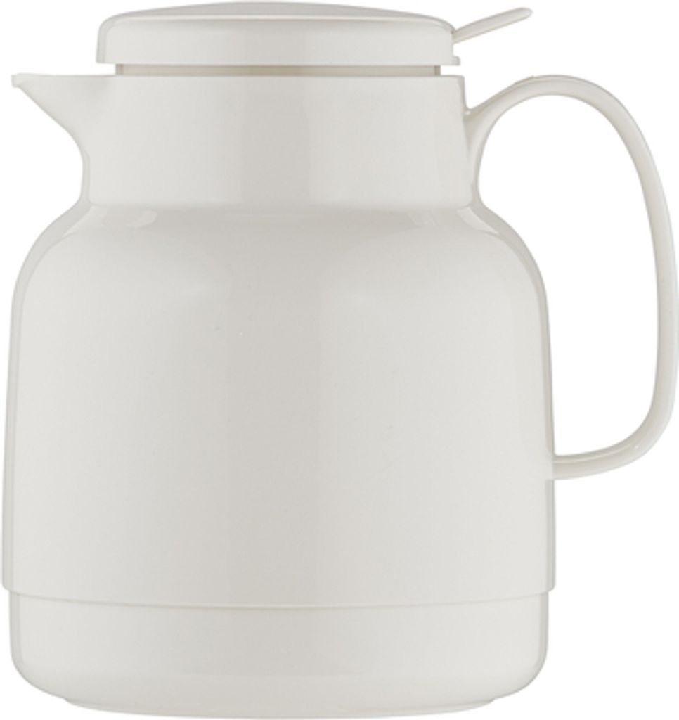 Helios Isolierkanne Mondo Push 1,0 l weiß mit Drucktaste Produktbild 