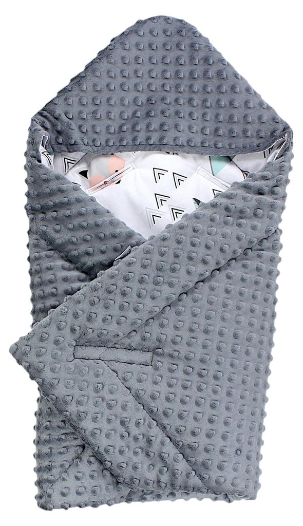 TupTam Baby Winter Einschlagdecke Babydecke 75x75cm für Produktbild 
