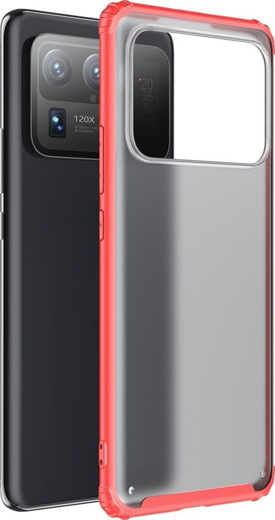 Mobigear Shockproof Xiaomi Mi 11 Ultra Hülle Hardcase Backcover Stoßfest - Rot