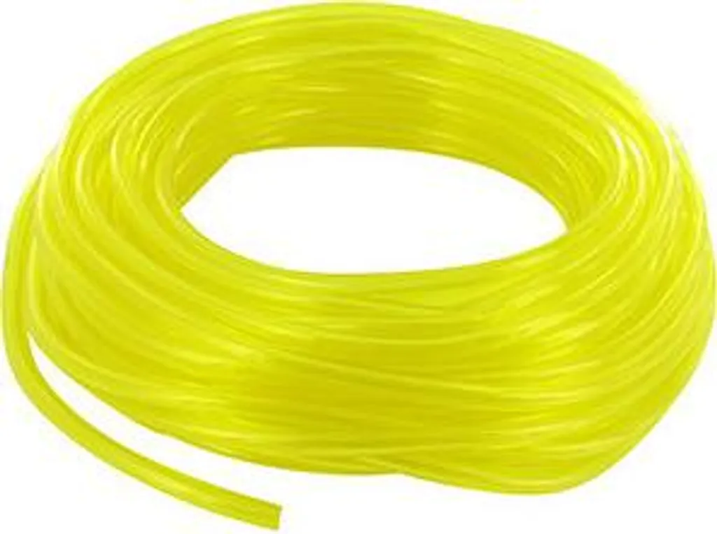 Tuyau carburant jaune 3,5 mm anti-craquelure transparent rouleau 15m