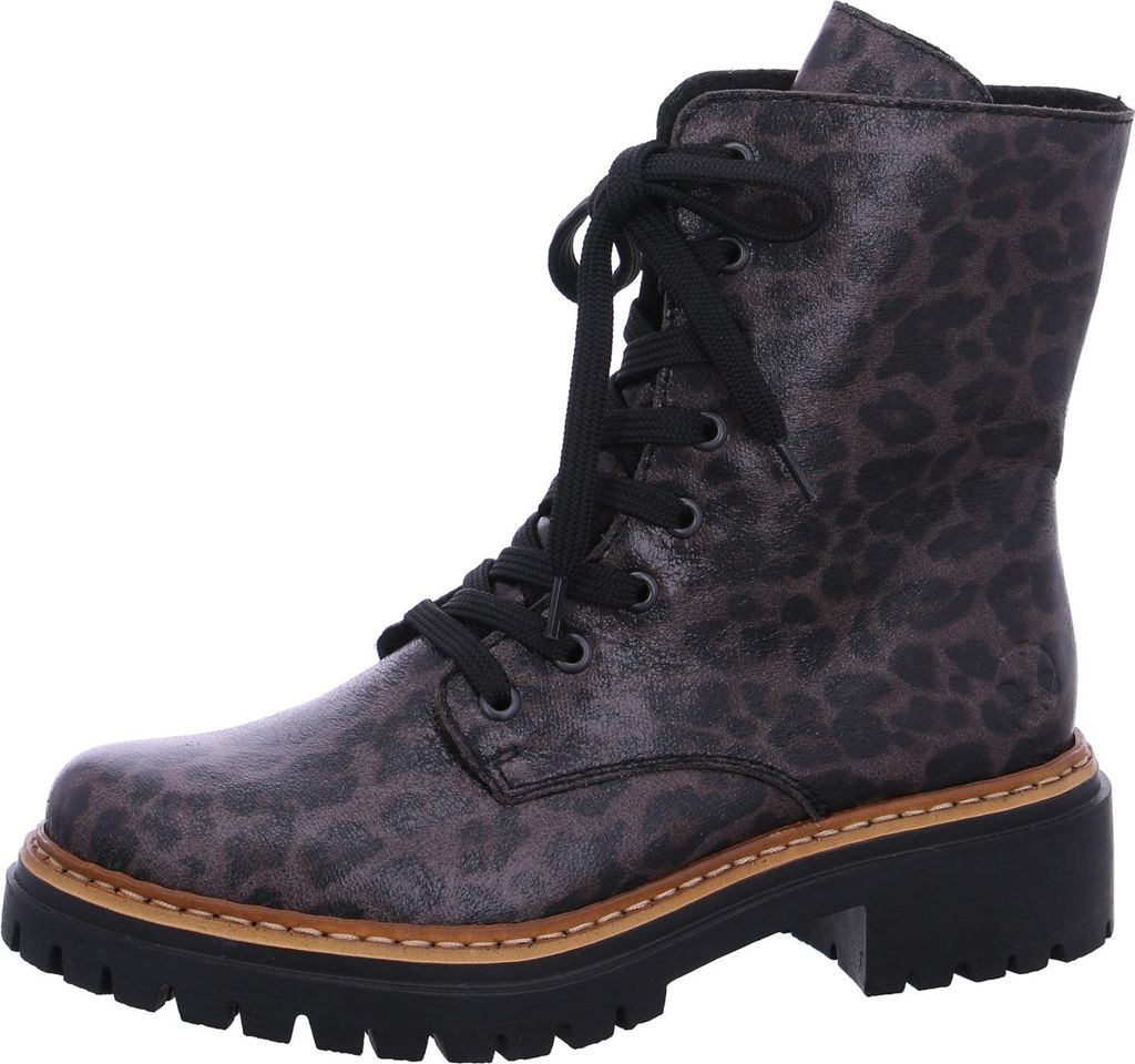 Rieker Damen Stiefelette Biker Boot mit Plateau und Produktbild 
