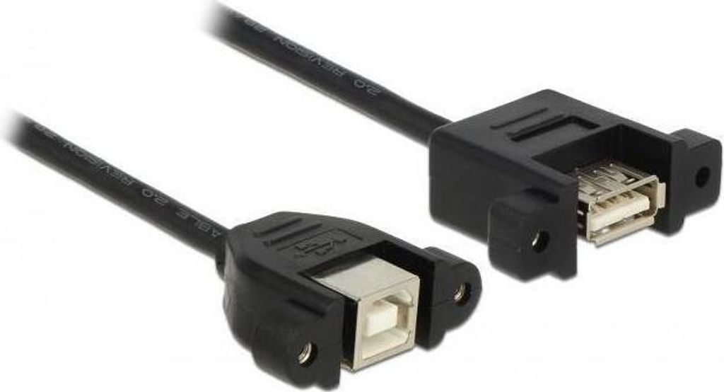 DELOCK USB Kabel B -> A Bu/Bu 1.00m Einbau